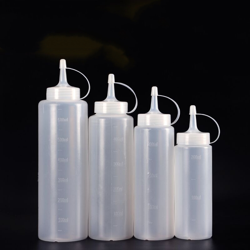Condiment Squeeze Bottle - Botol bumbu peras besar dengan nosel