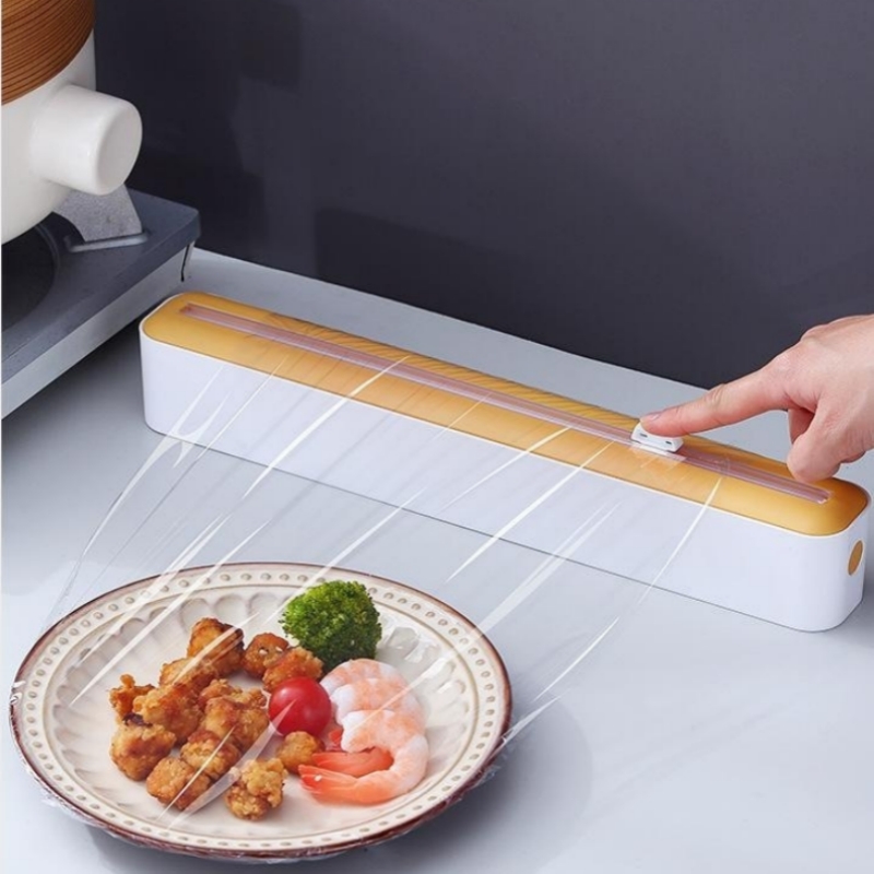 Food Storage Dispenser - Dispenser bungkus lengket plastik makanan, tempat