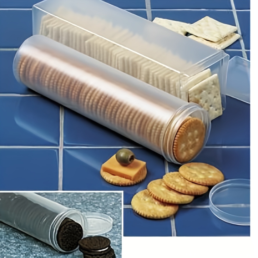 Food Storage Drawer Organizer - Wadah Penyimpanan Makanan Persegi Panjang Transparan