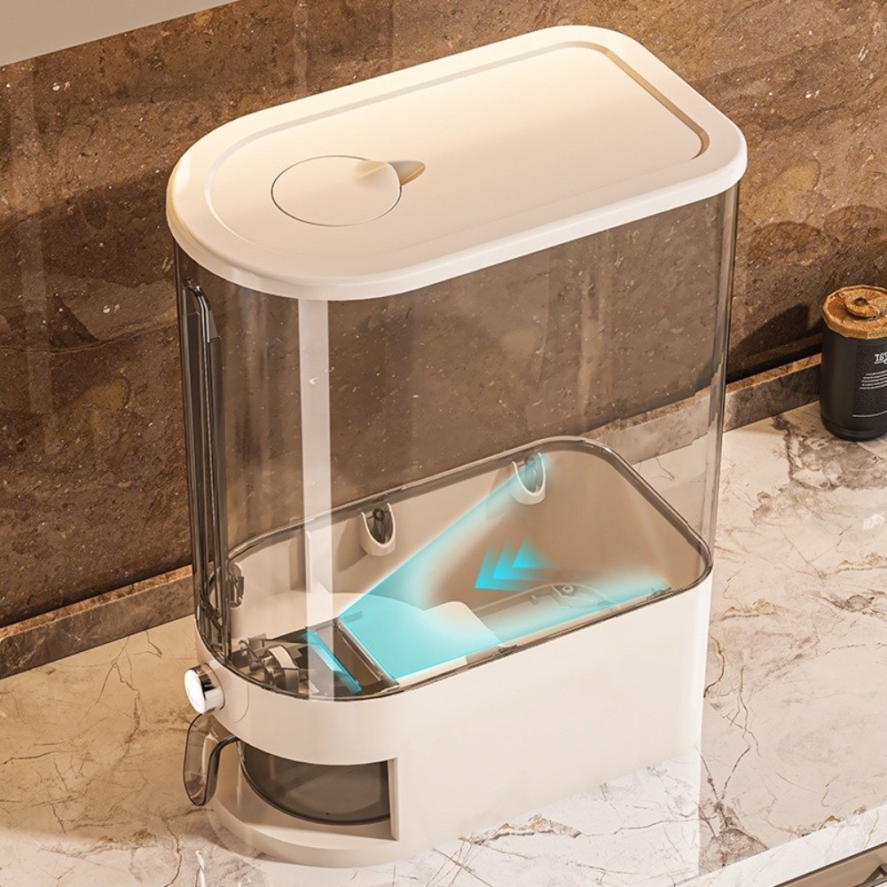 Food Storage Dispenser - Wadah Penyimpanan Beras Kedap Udara Anti