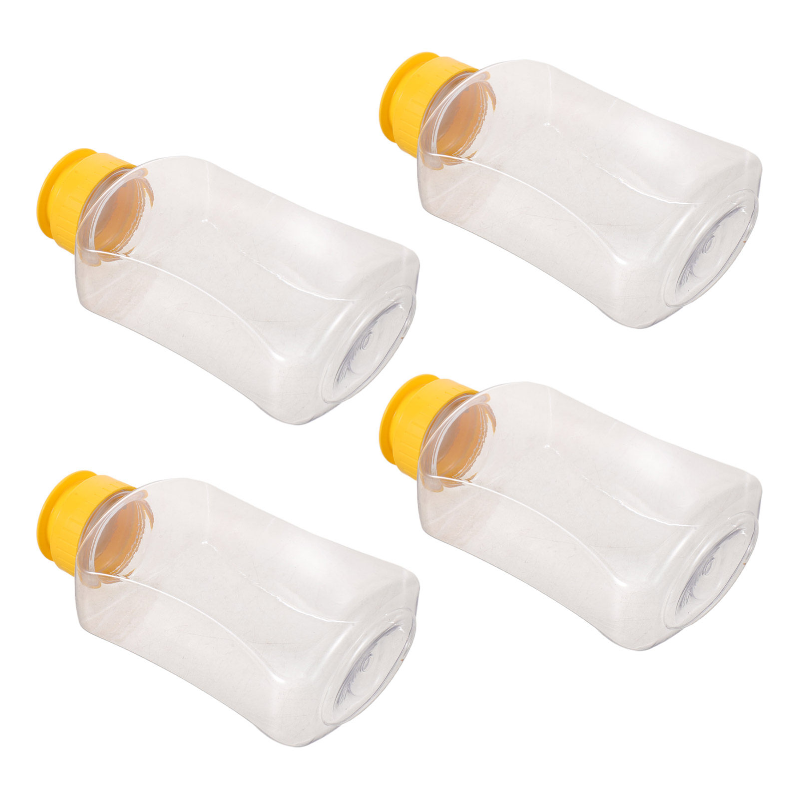 Condiment Squeeze Bottle - 4 Buah Botol Peras Madu Plastik