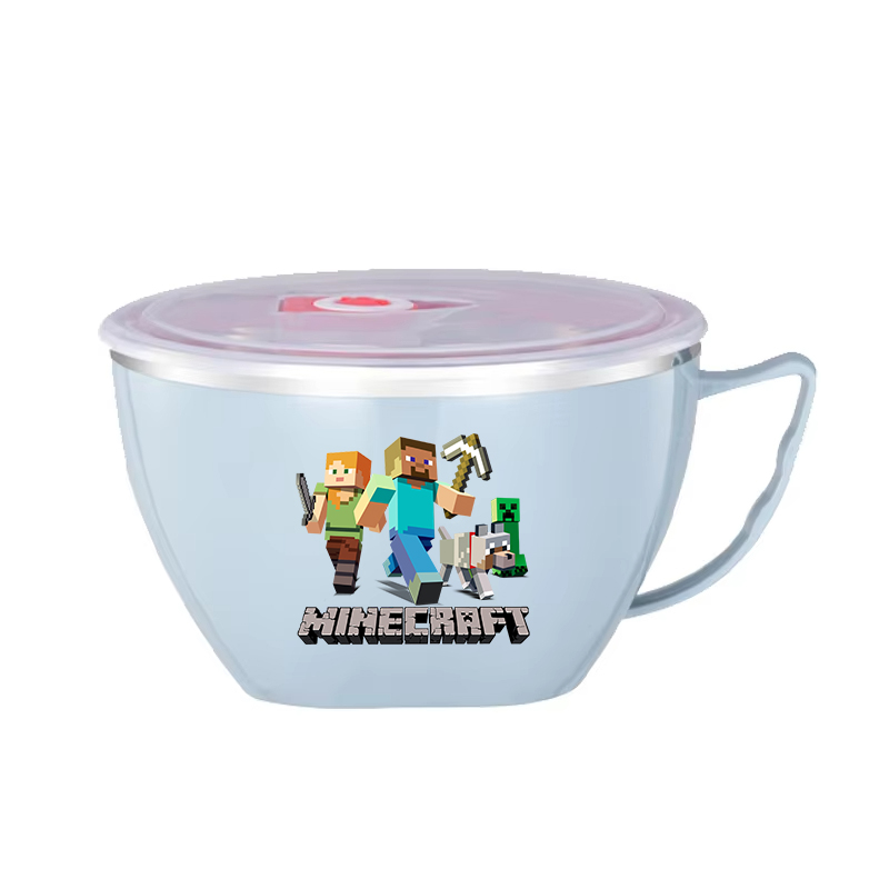 Mangkuk Stainless Steel Pixel  - Food Storage Minecraft ulasan dan harga