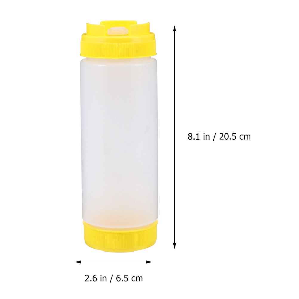 2 Buah Botol Saus Kepala Ganda - Condiment Squeeze Bottle ulasan dan harga