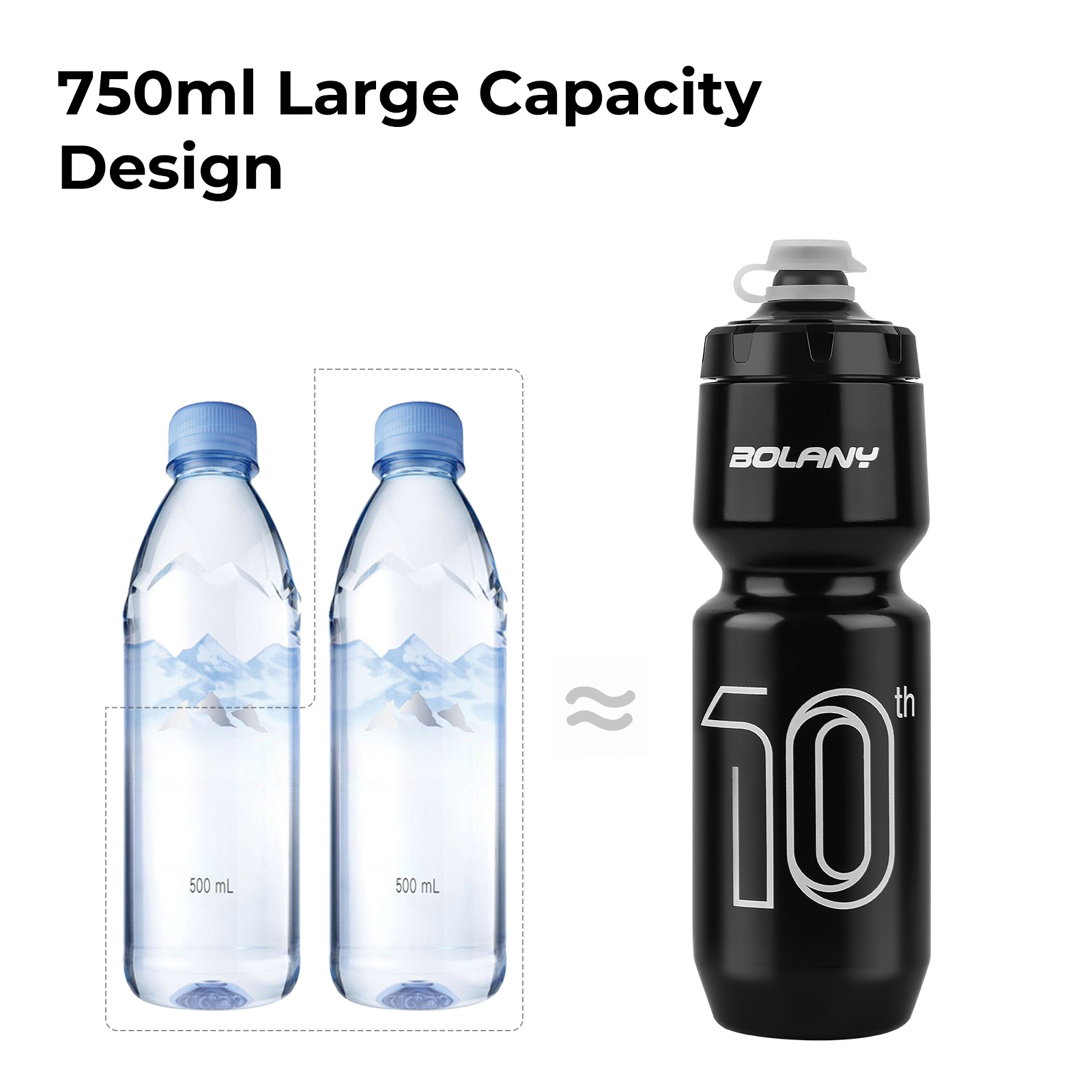 BOLANY botol olahraga 750ML, k - Condiment Squeeze Bottle ulasan dan harga