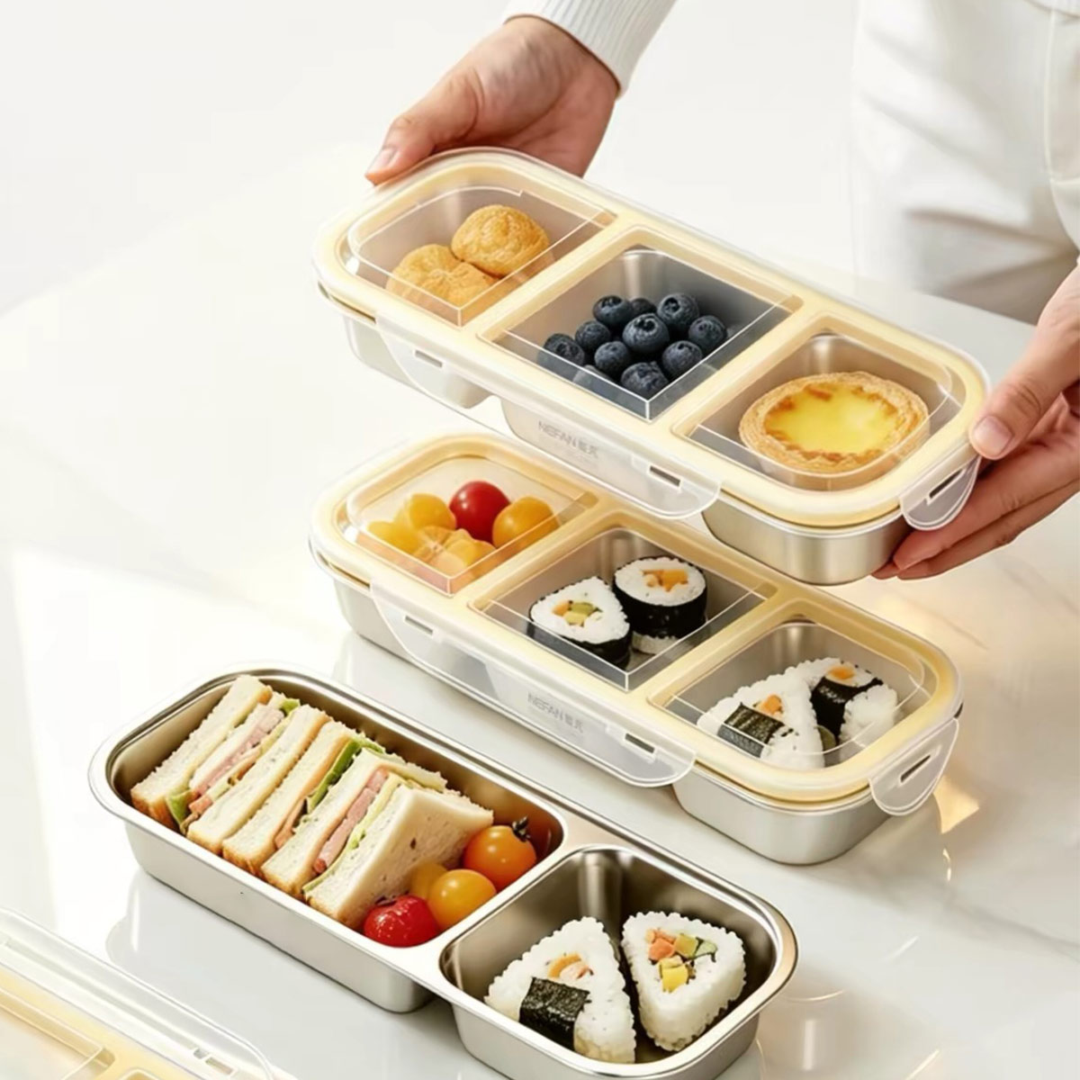 Wadah penyimpanan makanan dari - Food Storage Metal Box ulasan dan harga