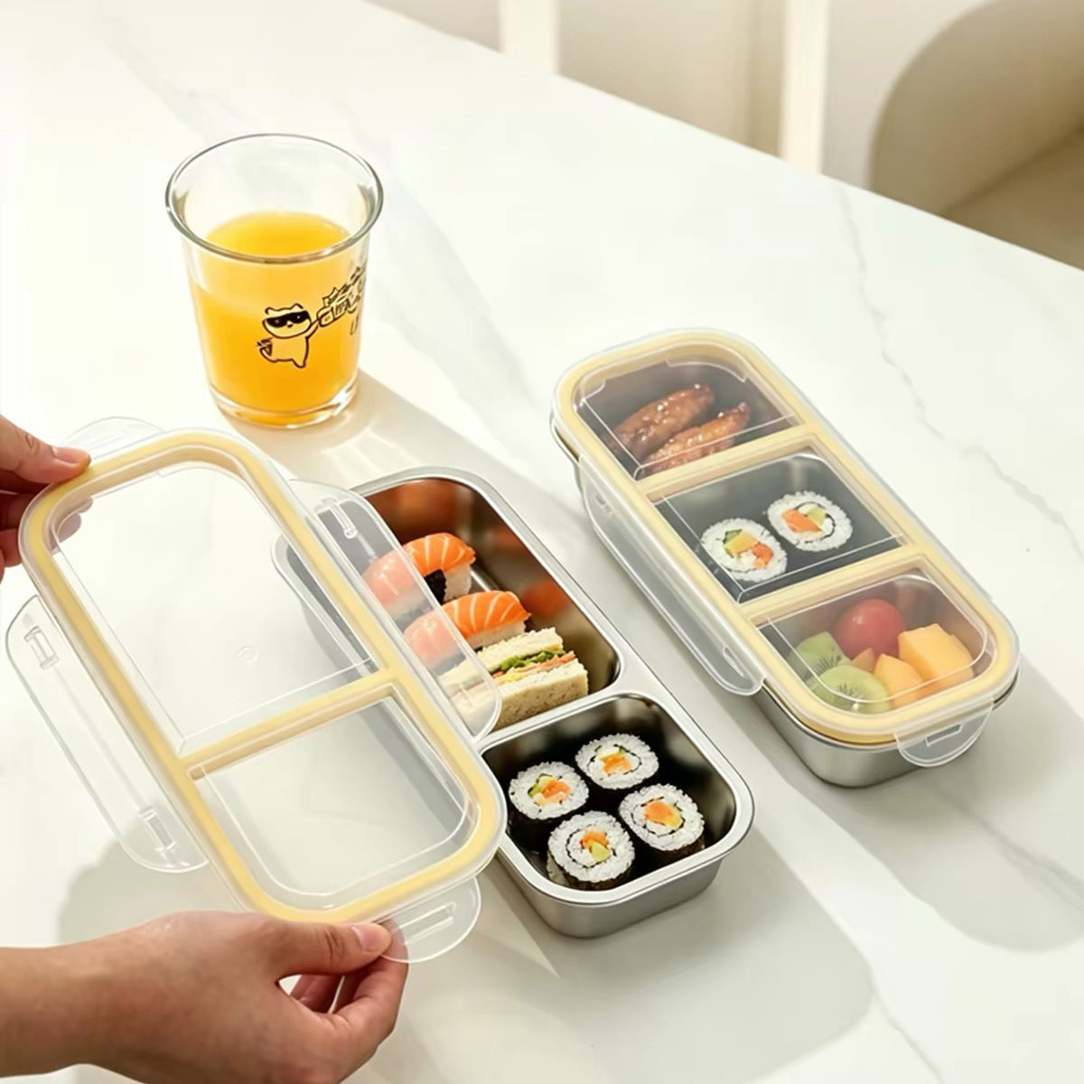 Wadah penyimpanan makanan dari - Food Storage Metal Box ulasan dan harga
