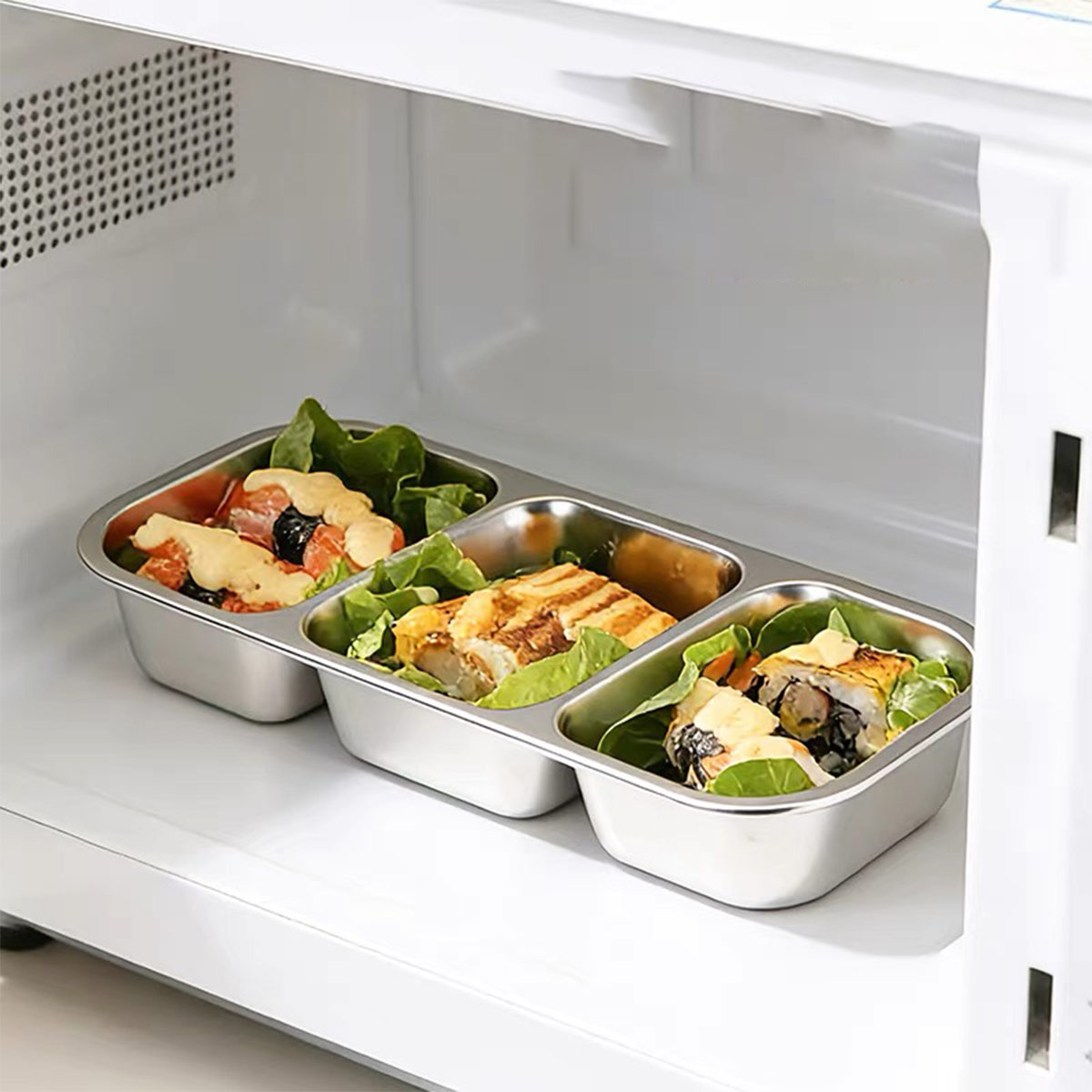 Wadah penyimpanan makanan dari - Food Storage Metal Box ulasan dan harga