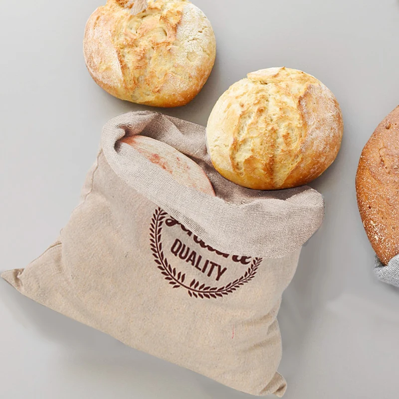 Tas Roti Linen Tas Dapat Digun - Food Storage Plants ulasan dan harga
