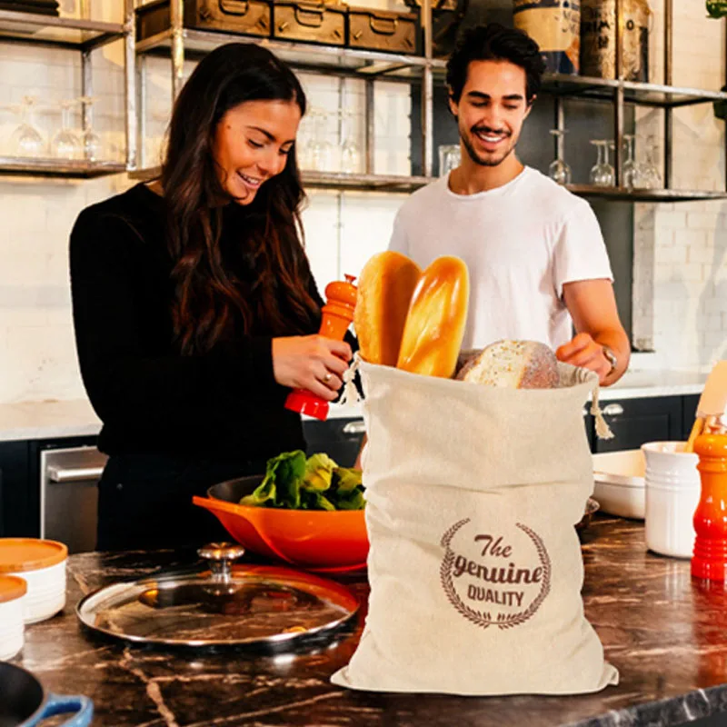 Tas Roti Linen Tas Dapat Digun - Food Storage Plants ulasan dan harga