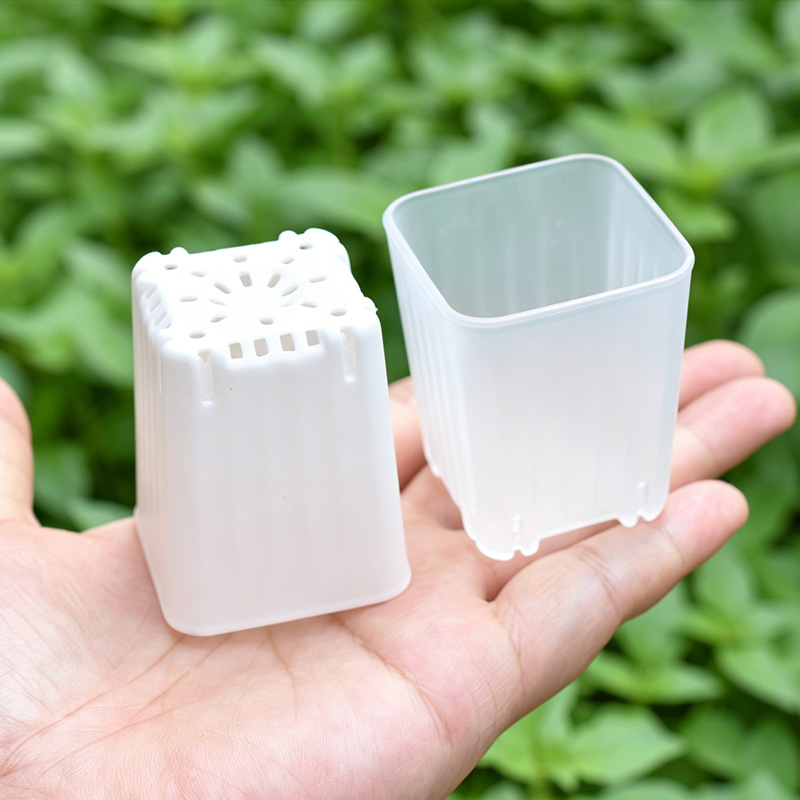 50-100 Buah Pot Bunga Persegi  - Food Storage Plants ulasan dan harga