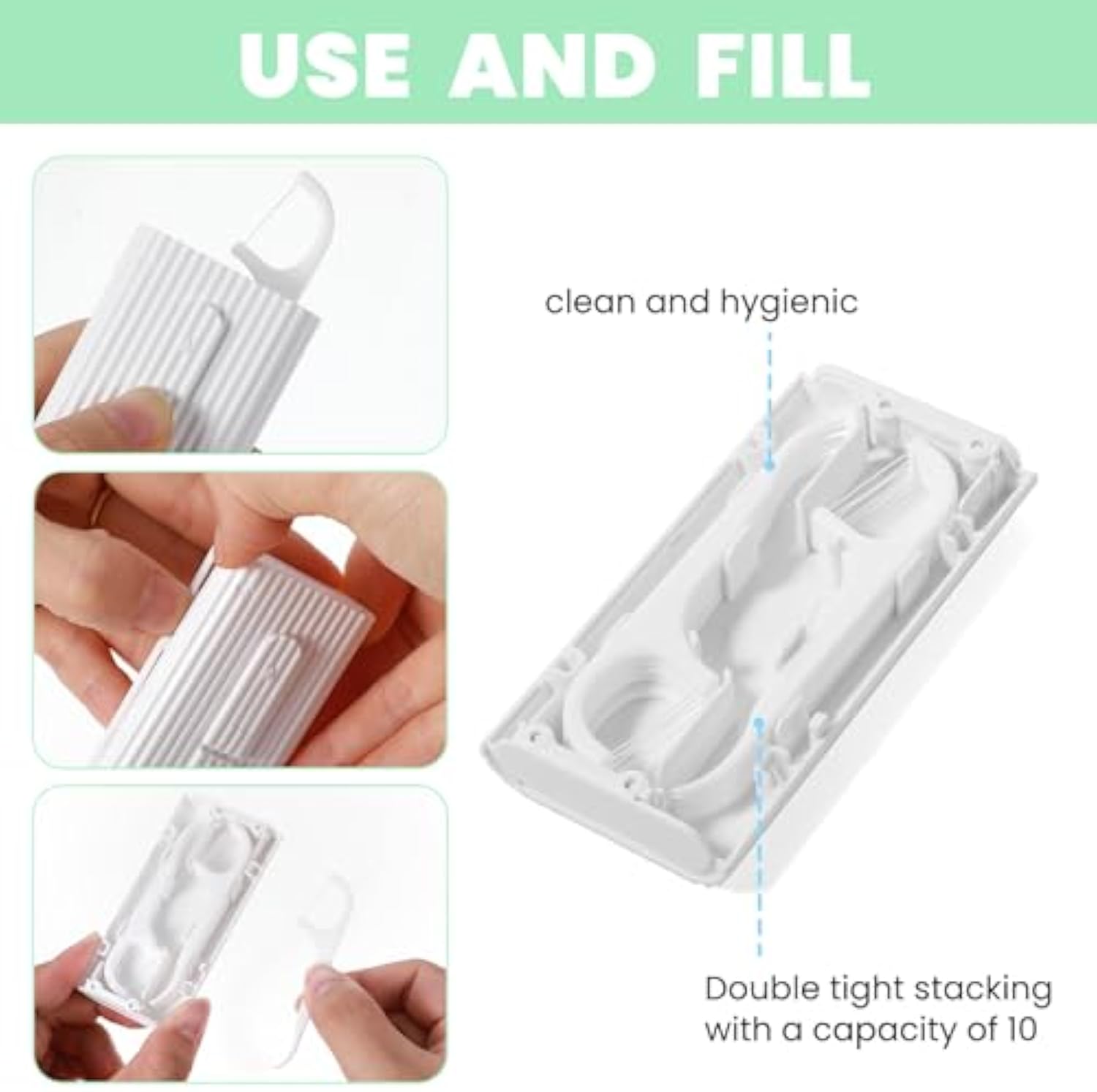 Dispenser Benang Gigi Otomatis - Food Storage Dispenser ulasan dan harga