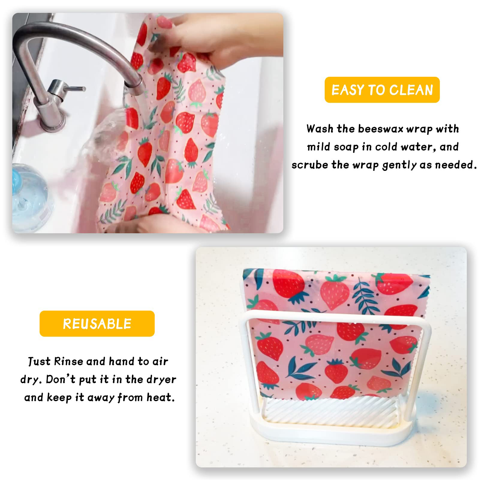 Pembungkus Makanan dari Lilin  - Beeswax Food Wrap ulasan dan harga