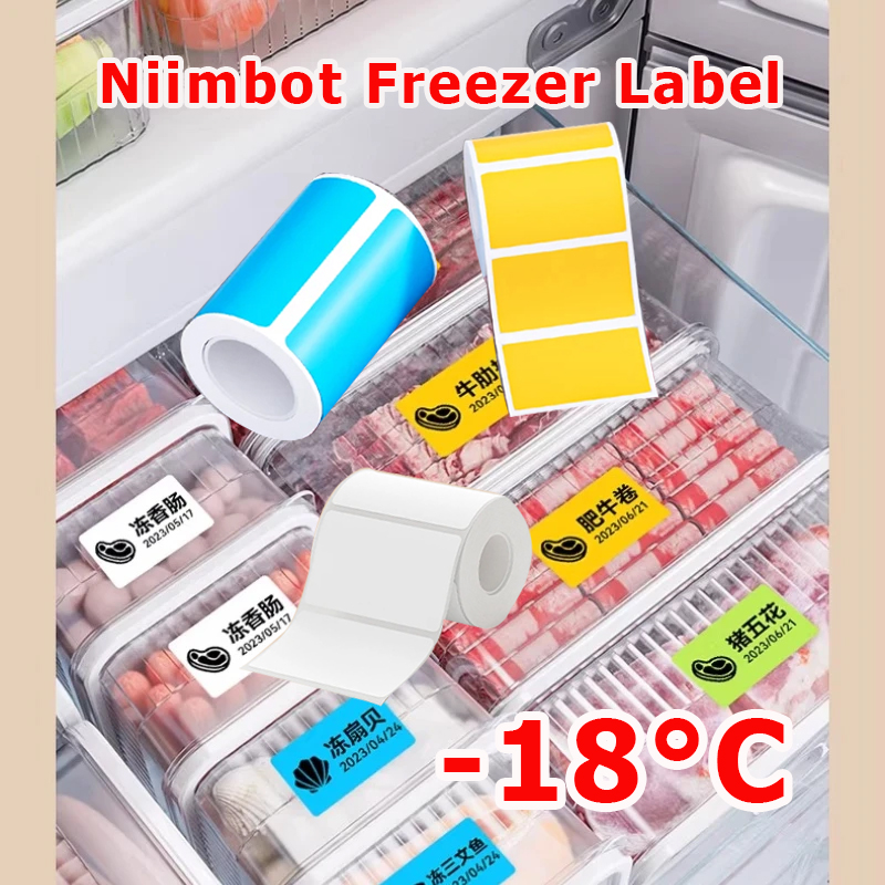 Kertas Label Freezer NIIMBOT B - Food Storage Labels ulasan dan harga