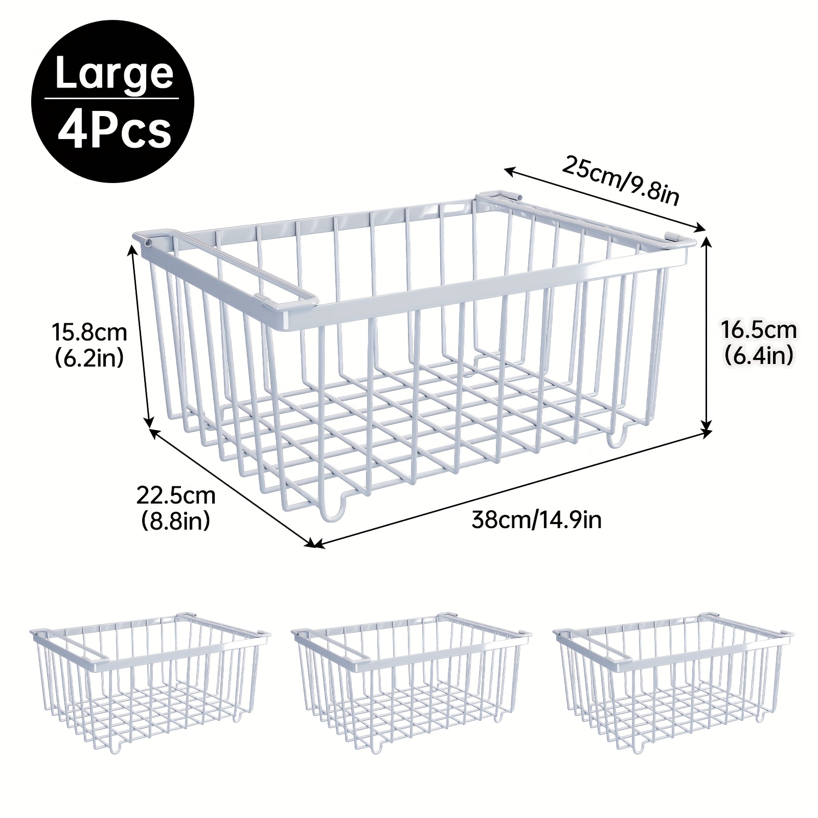 4 Pcs/5 Pcs Rak Keranjang Gant - Food Storage In Restaurant ulasan dan harga