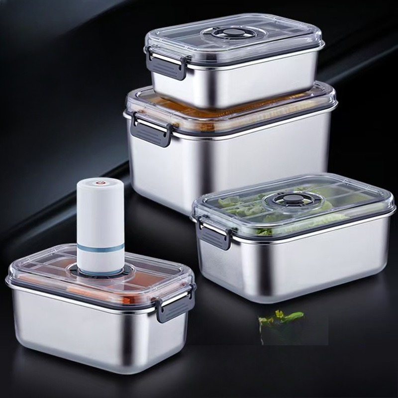 Wadah Makanan Vakum Stainless  - Food Storage Vacuum Containers ulasan dan harga