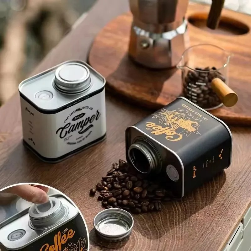 Kaleng Besi Penyimpanan Kopi K - Food Storage Metal Box ulasan dan harga