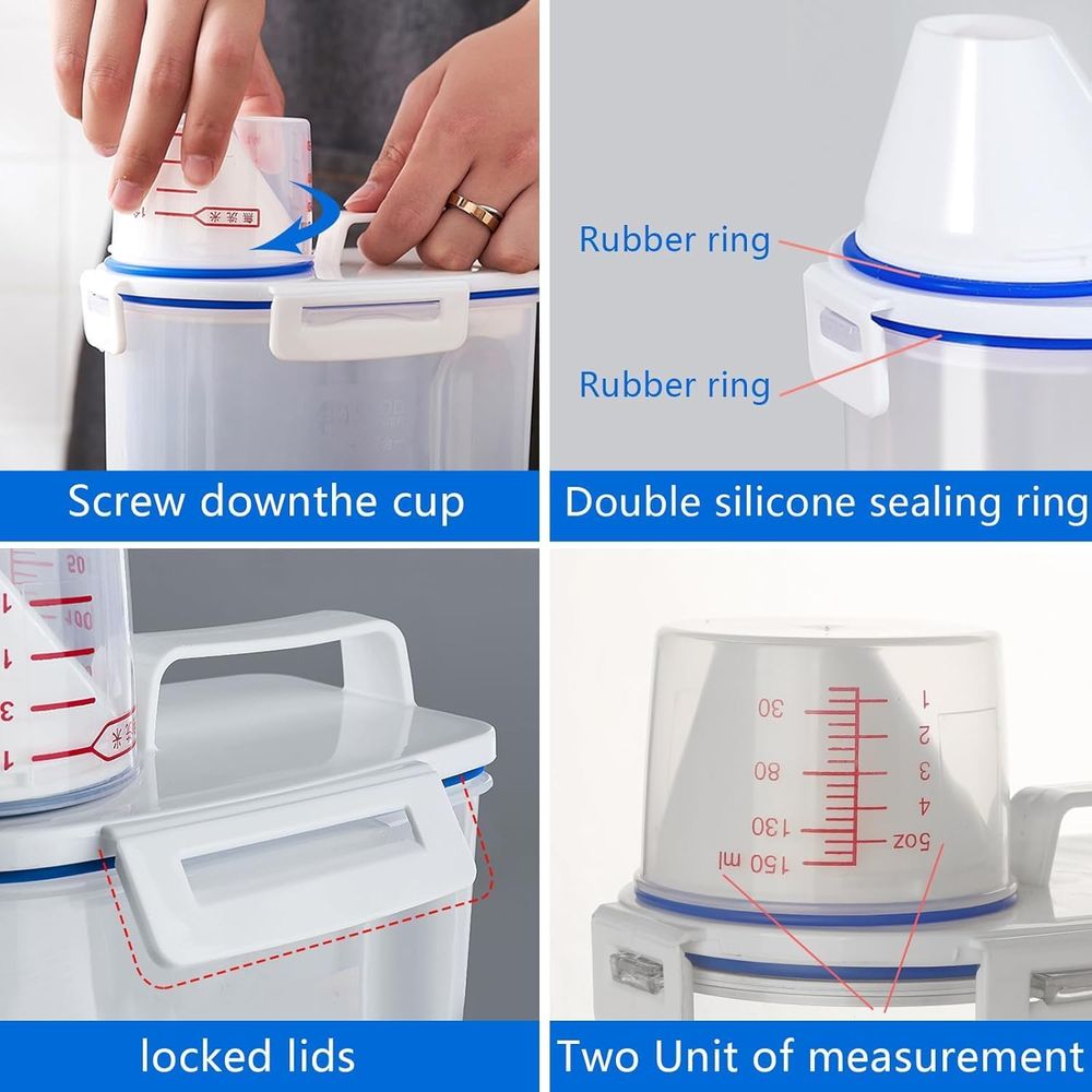Set Wadah Penyimpanan Makanan  - Food Storage Dispenser ulasan dan harga