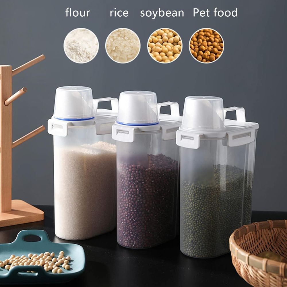 Set Wadah Penyimpanan Makanan  - Food Storage Dispenser ulasan dan harga