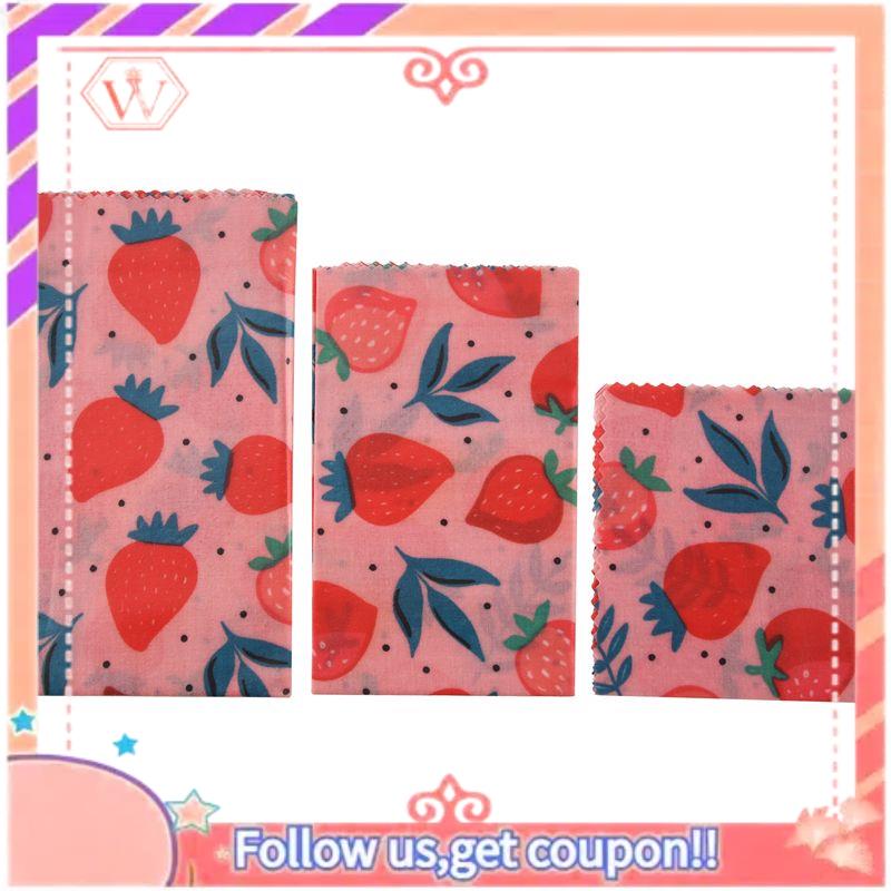 1Set Pembungkus Kain Lilin Leb - Beeswax Food Wrap ulasan dan harga