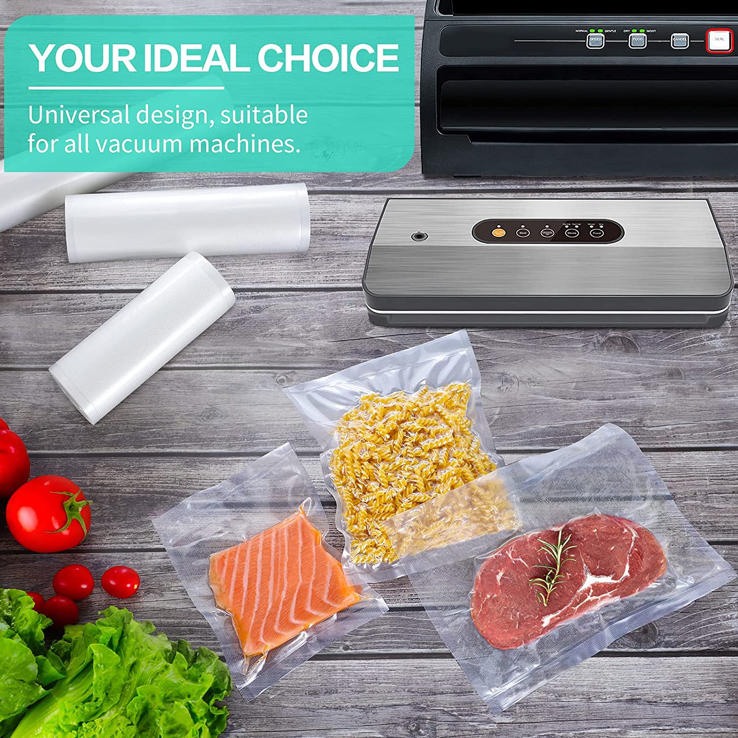 Kantong Dapur Untuk Vakum Maka - Food Storage Roll Bags ulasan dan harga
