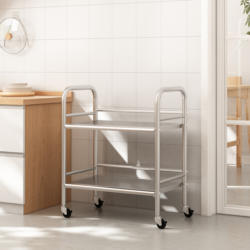 Troli Utilitas Stainless Steel - Food Storage In Restaurant ulasan dan harga