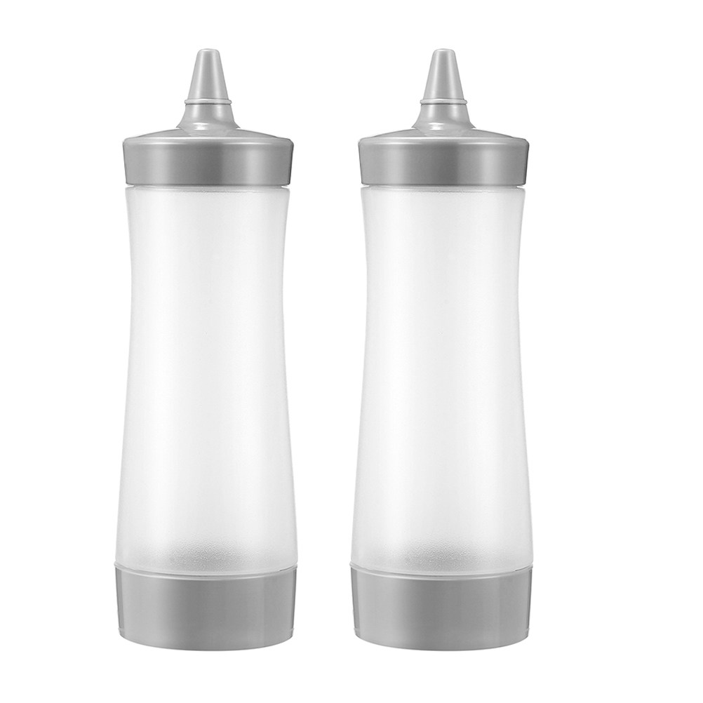 2 Buah Botol Peras Transparan  - Condiment Squeeze Bottle ulasan dan harga