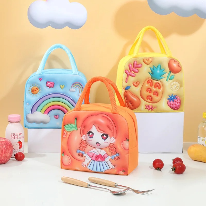 Tas Kotak Makan Siang Anak 3D  - Food Storage Roll Bags ulasan dan harga