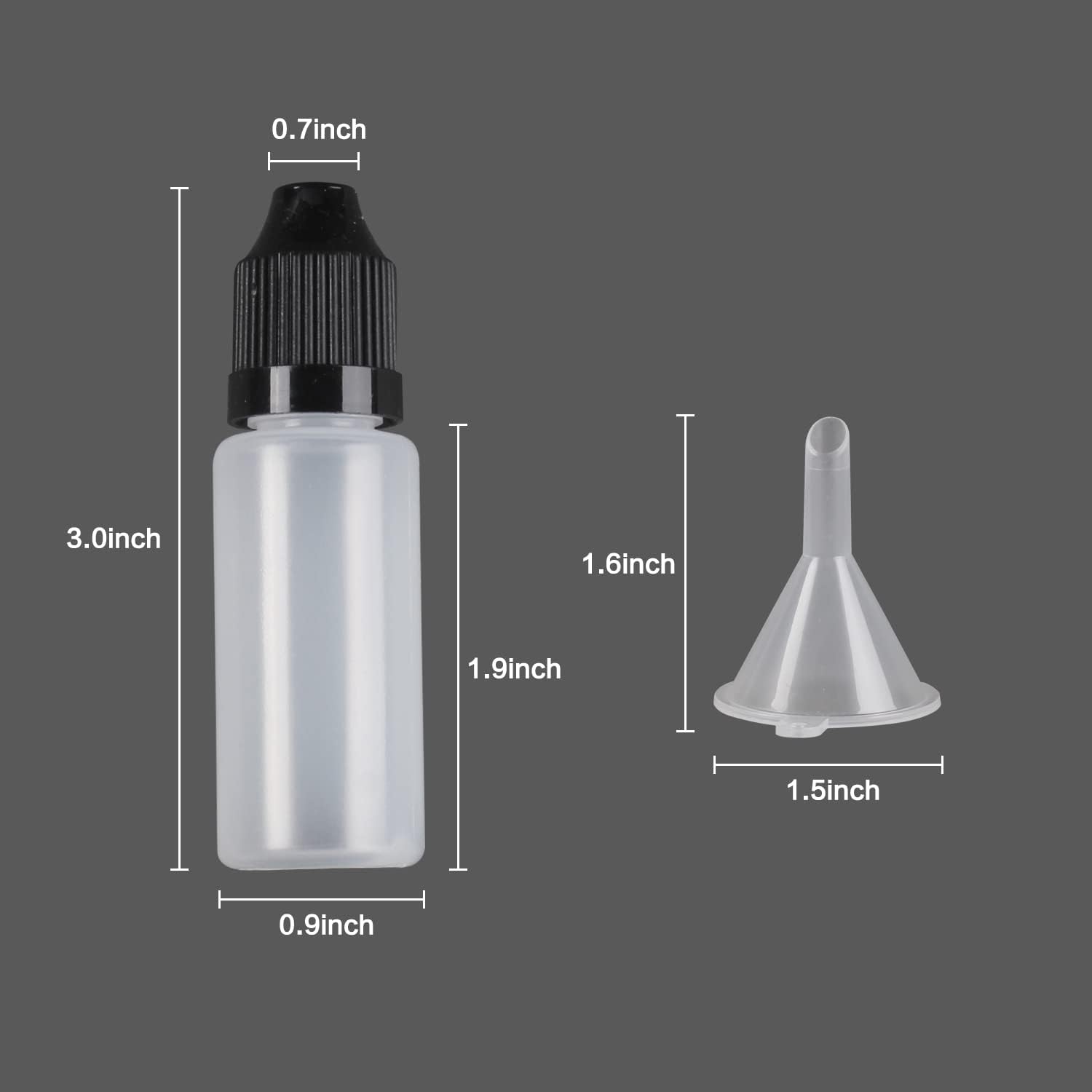 10 buah LDPE 15ml botol tetes  - Condiment Squeeze Bottle ulasan dan harga