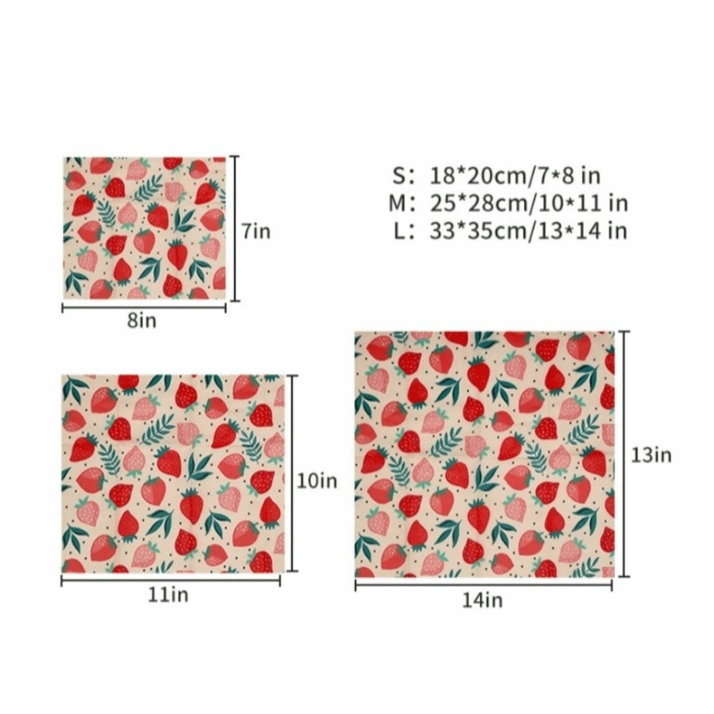 9pcs Pembungkus Makanan Lilin  - Beeswax Food Wrap ulasan dan harga