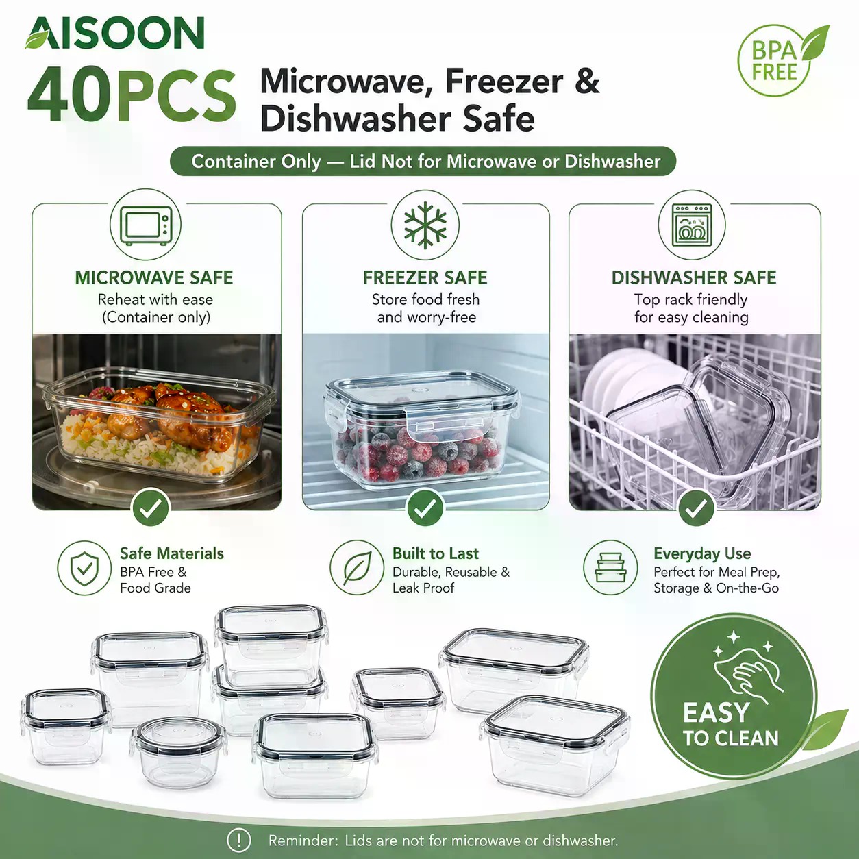 40 PCS Set Wadah Penyimpanan M - Food Storage Labels ulasan dan harga