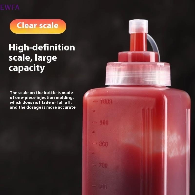 Botol Plastik Squeeze Mulut Le - Condiment Squeeze Bottle ulasan dan harga
