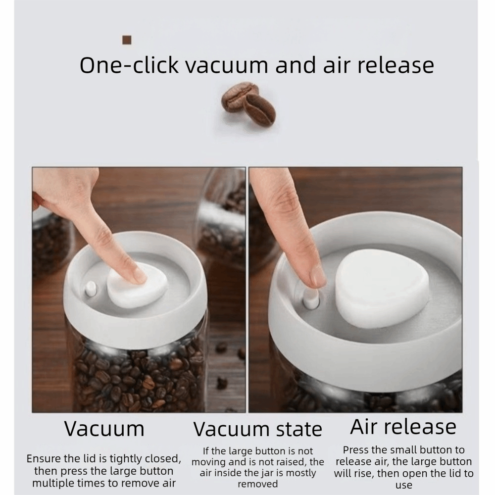 Stoples Penyimpanan Biji Kopi  - Food Storage Vacuum Containers ulasan dan harga