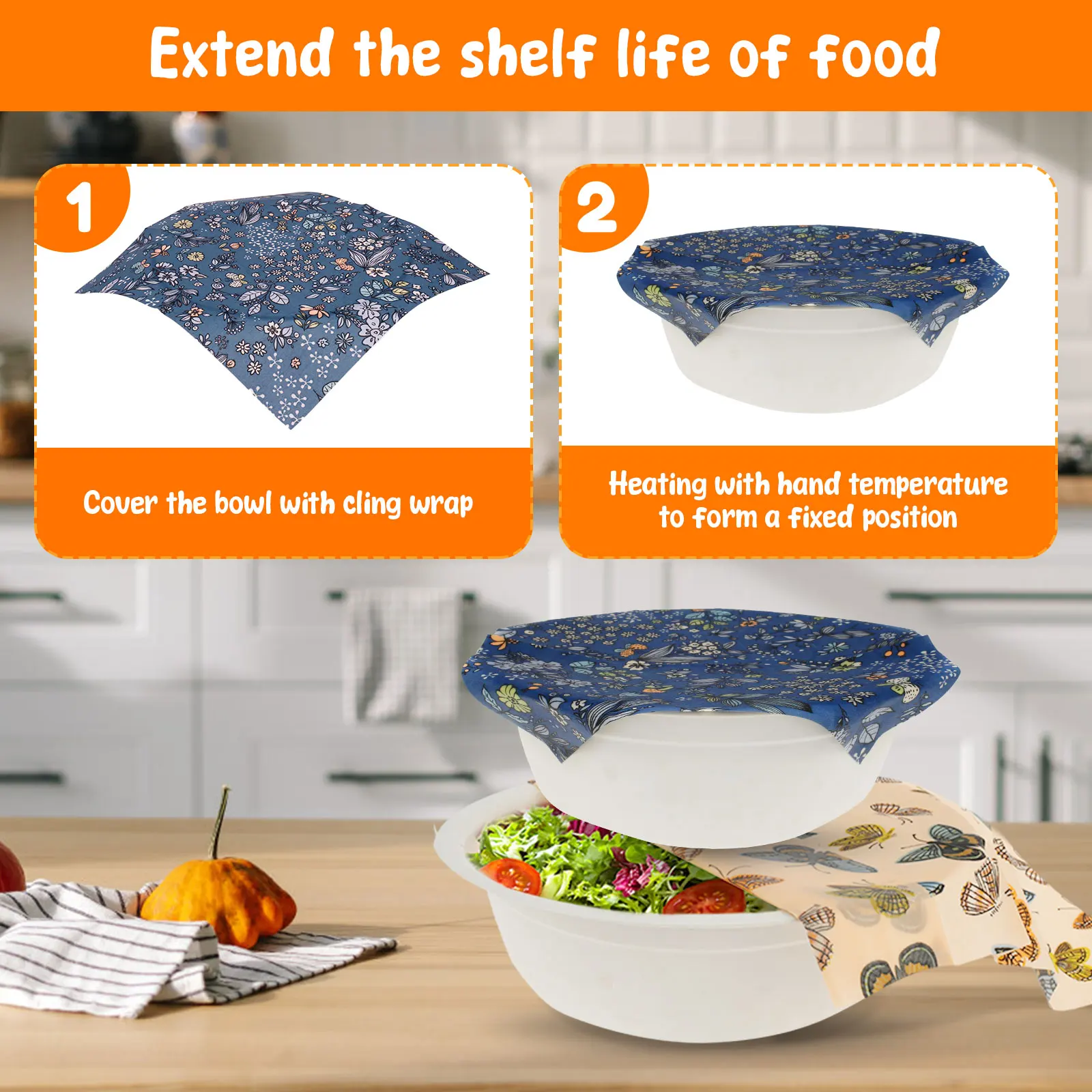 11 Pcs Set Pembungkus Makanan  - Beeswax Food Wrap ulasan dan harga