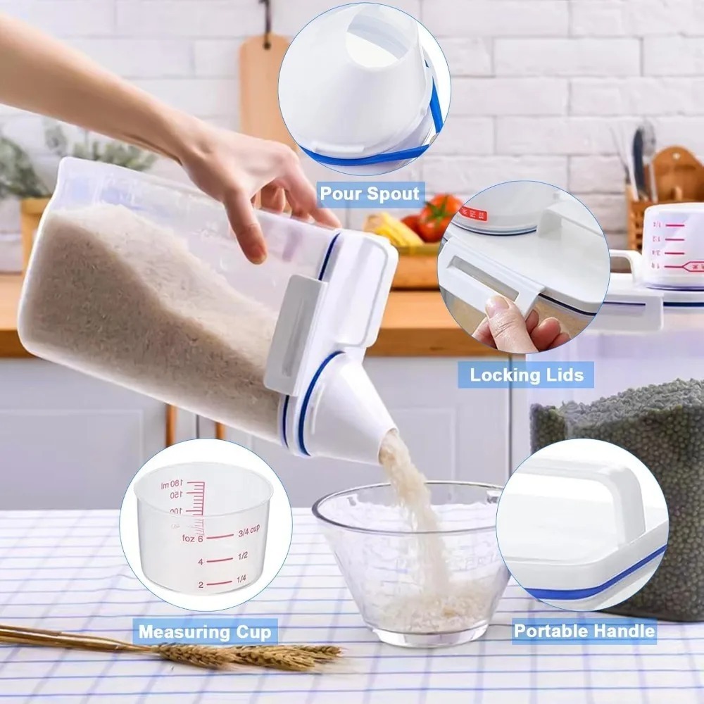 Wadah Penyimpanan Makanan Keri - Food Storage Dispenser ulasan dan harga
