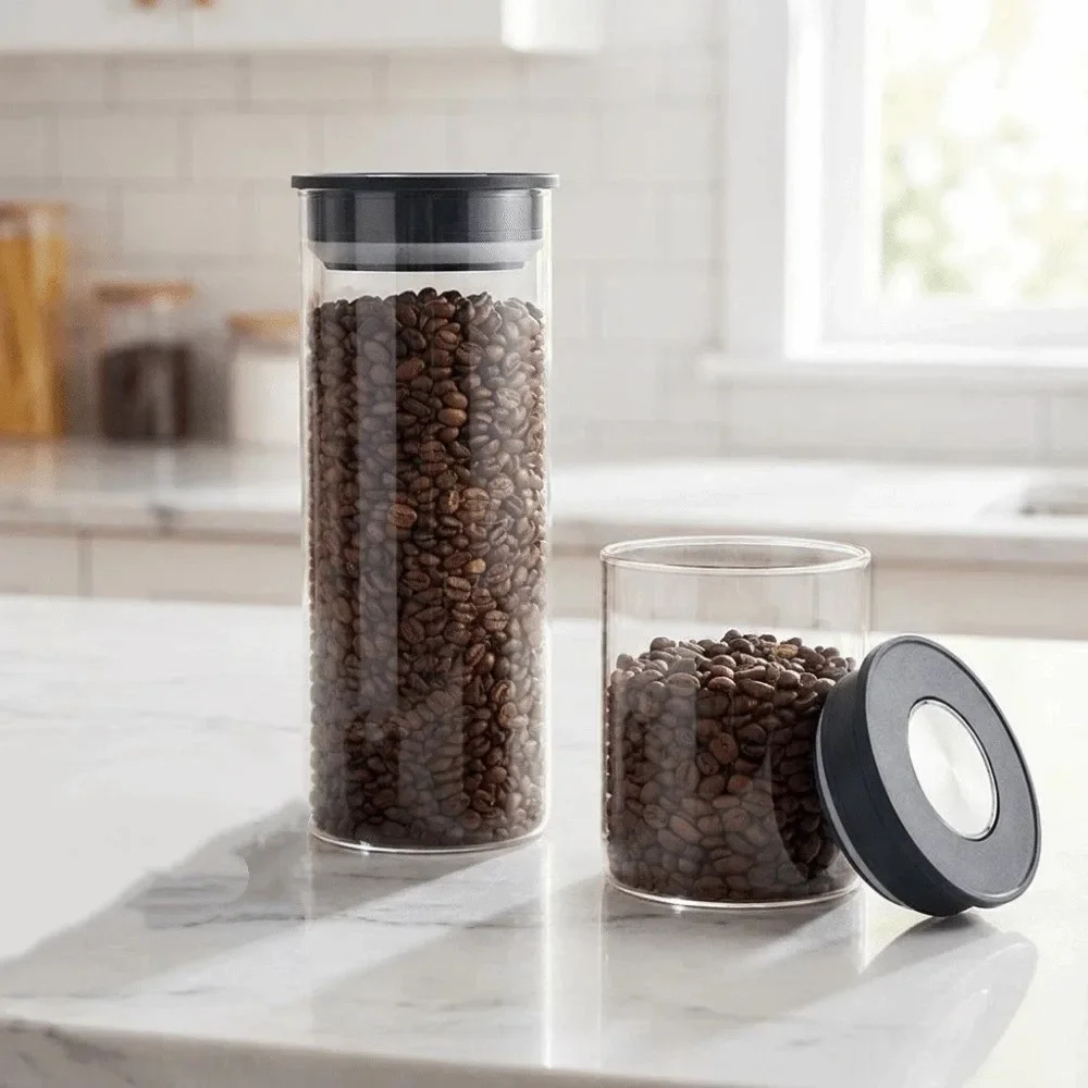 Tangki Vakum Kaca Transparan T - Food Storage Vacuum Containers ulasan dan harga
