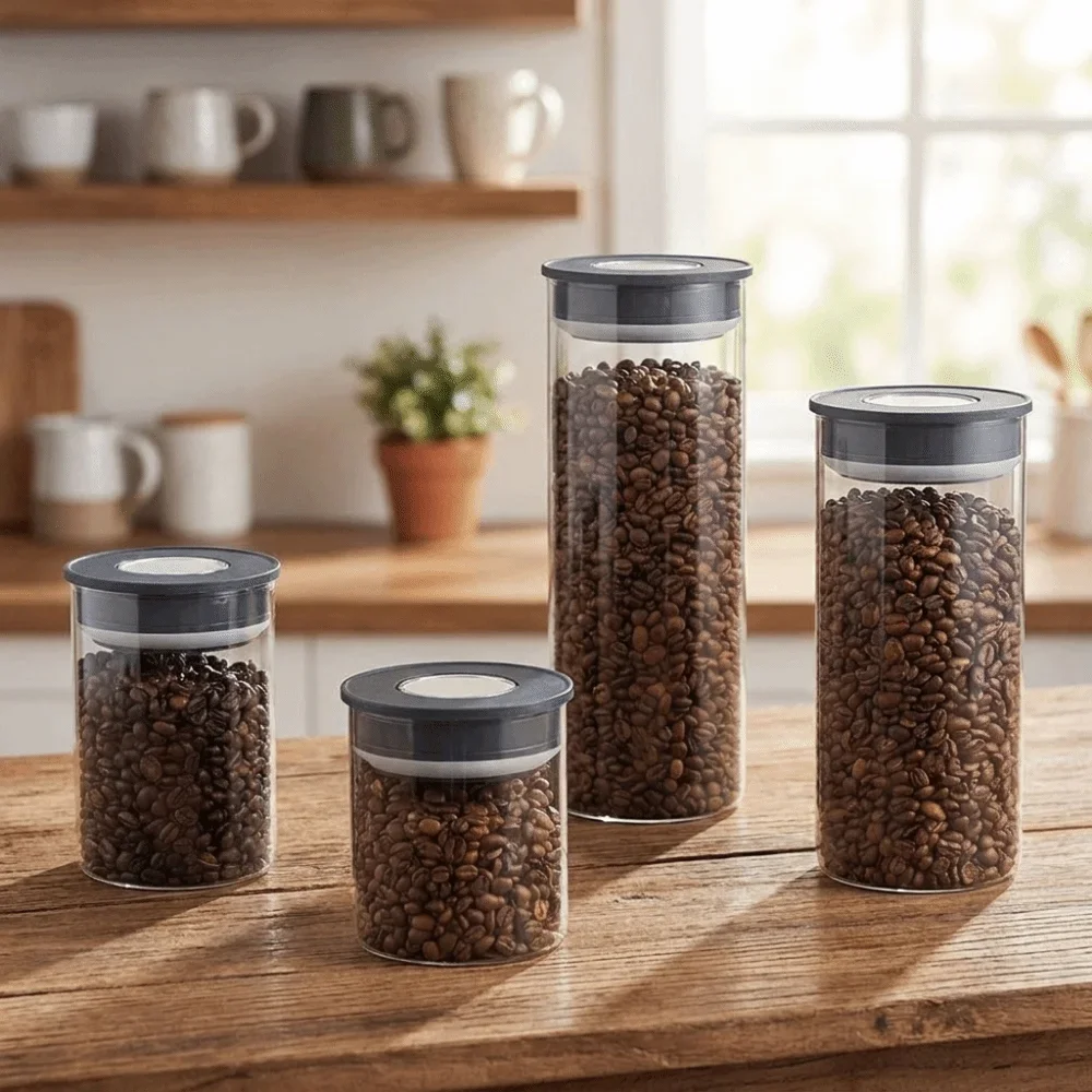 Tangki Vakum Kaca Transparan T - Food Storage Vacuum Containers ulasan dan harga