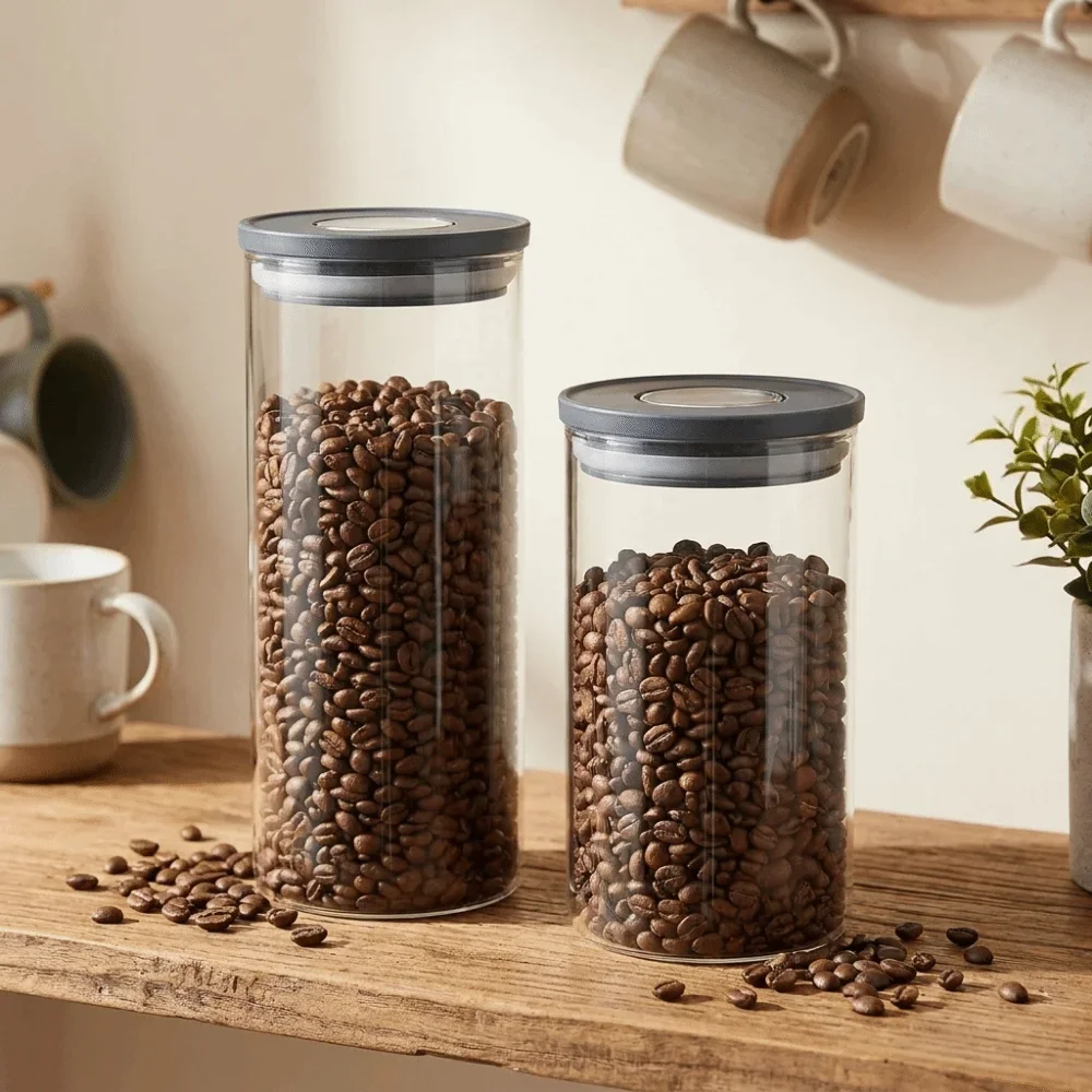 Tangki Vakum Kaca Transparan T - Food Storage Vacuum Containers ulasan dan harga