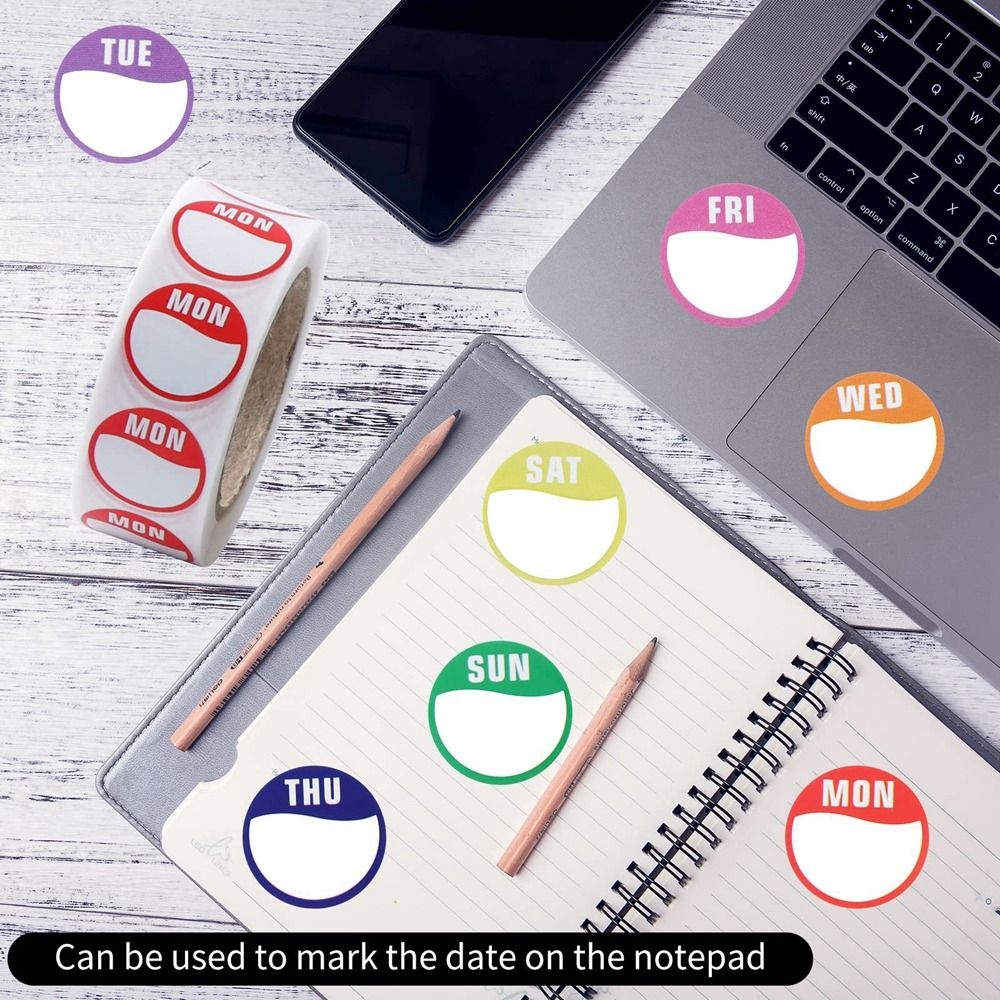Stiker Mingguan Kertas Baru 50 - Food Storage Labels ulasan dan harga