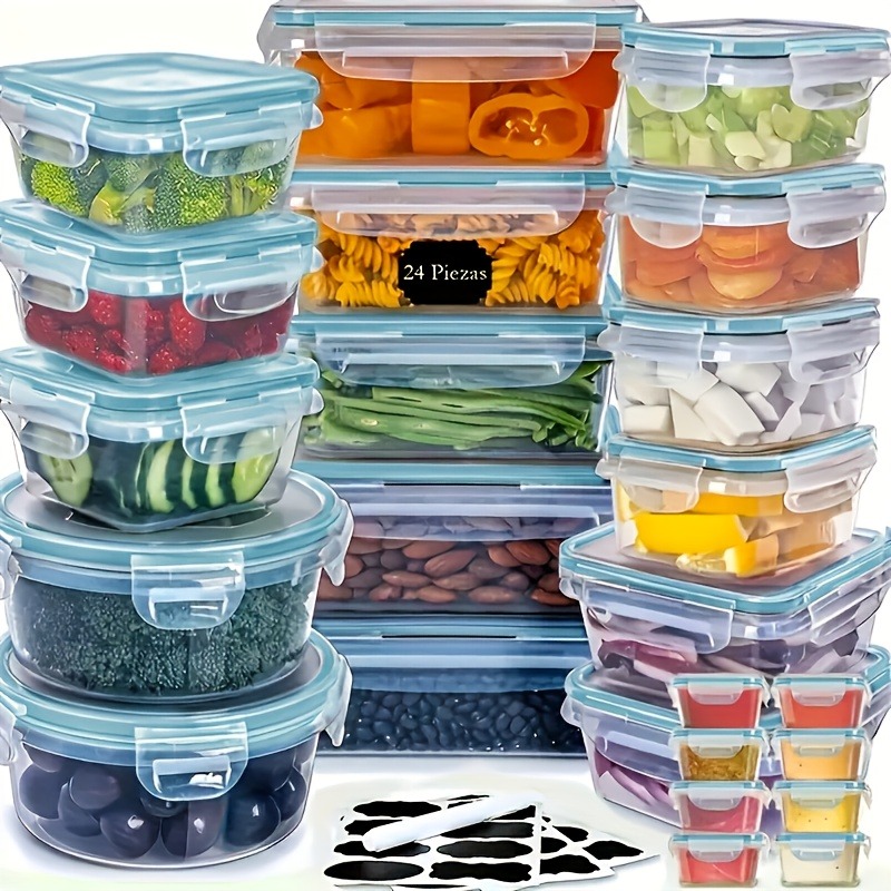 48PCS Set Wadah Penyimpanan Ma - Food Storage Labels ulasan dan harga