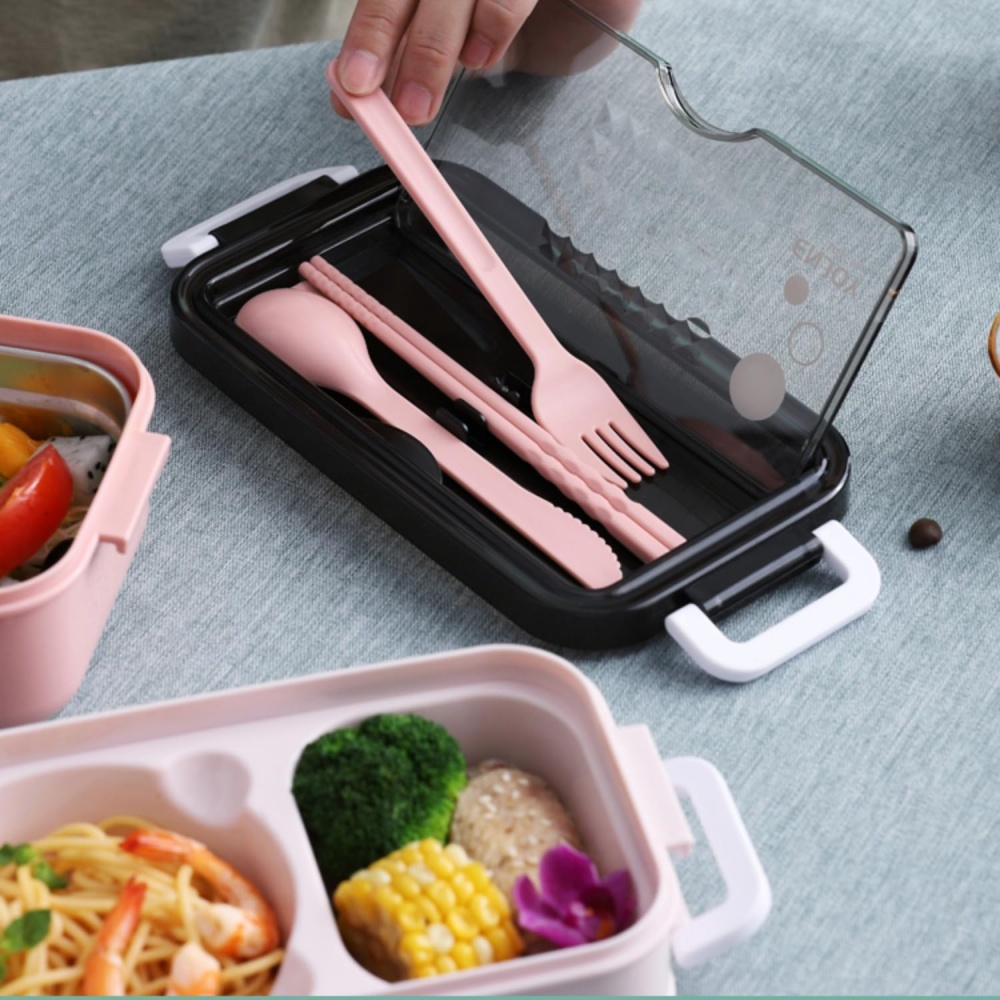 1 paket Kotak Makan Dua Lapis  - Food Storage Drawer Organizer ulasan dan harga