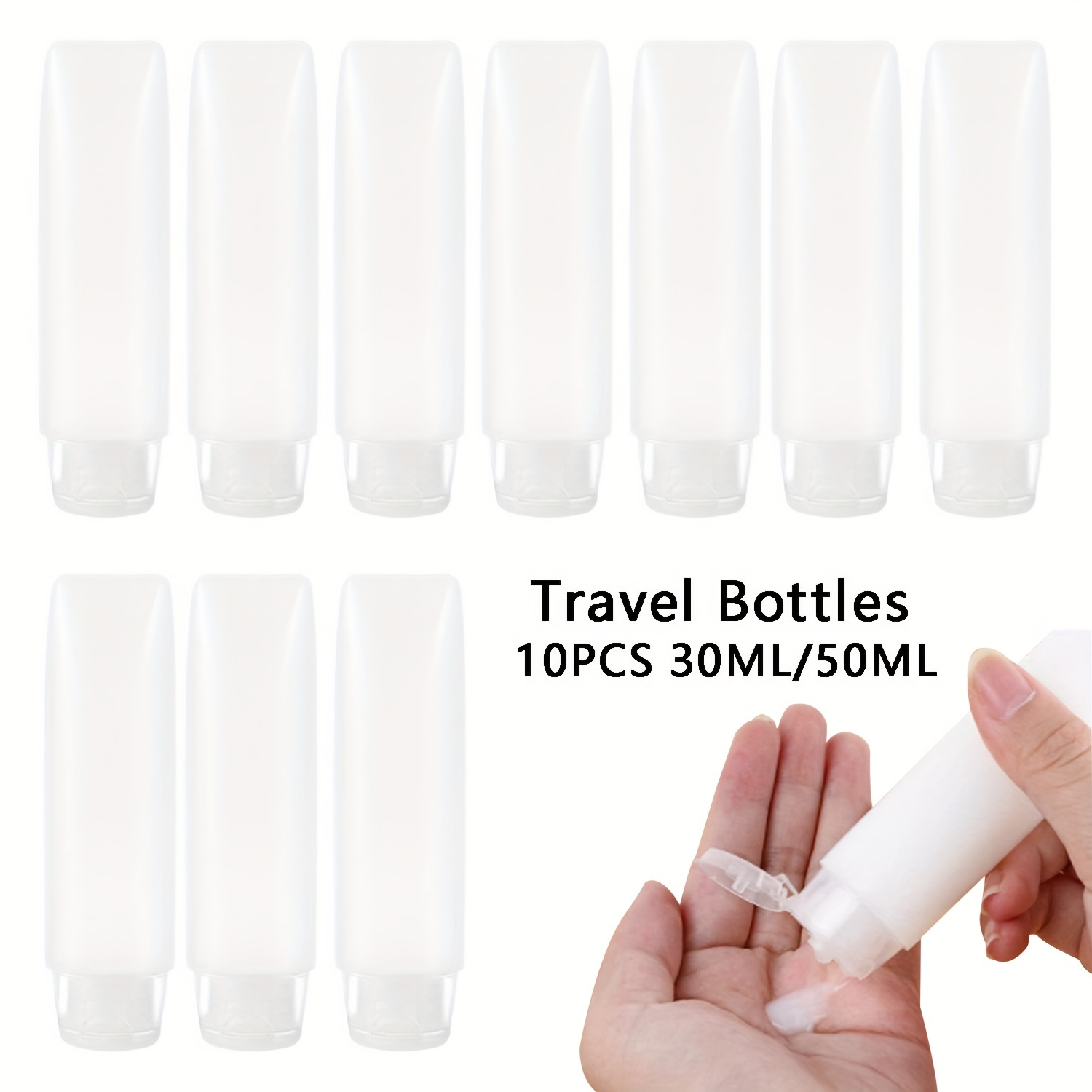 10 Buah 30/50Ml Botol Tabung P - Condiment Squeeze Bottle ulasan dan harga