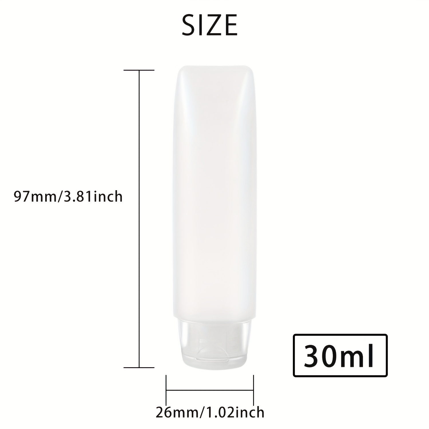 10 Buah 30/50Ml Botol Tabung P - Condiment Squeeze Bottle ulasan dan harga