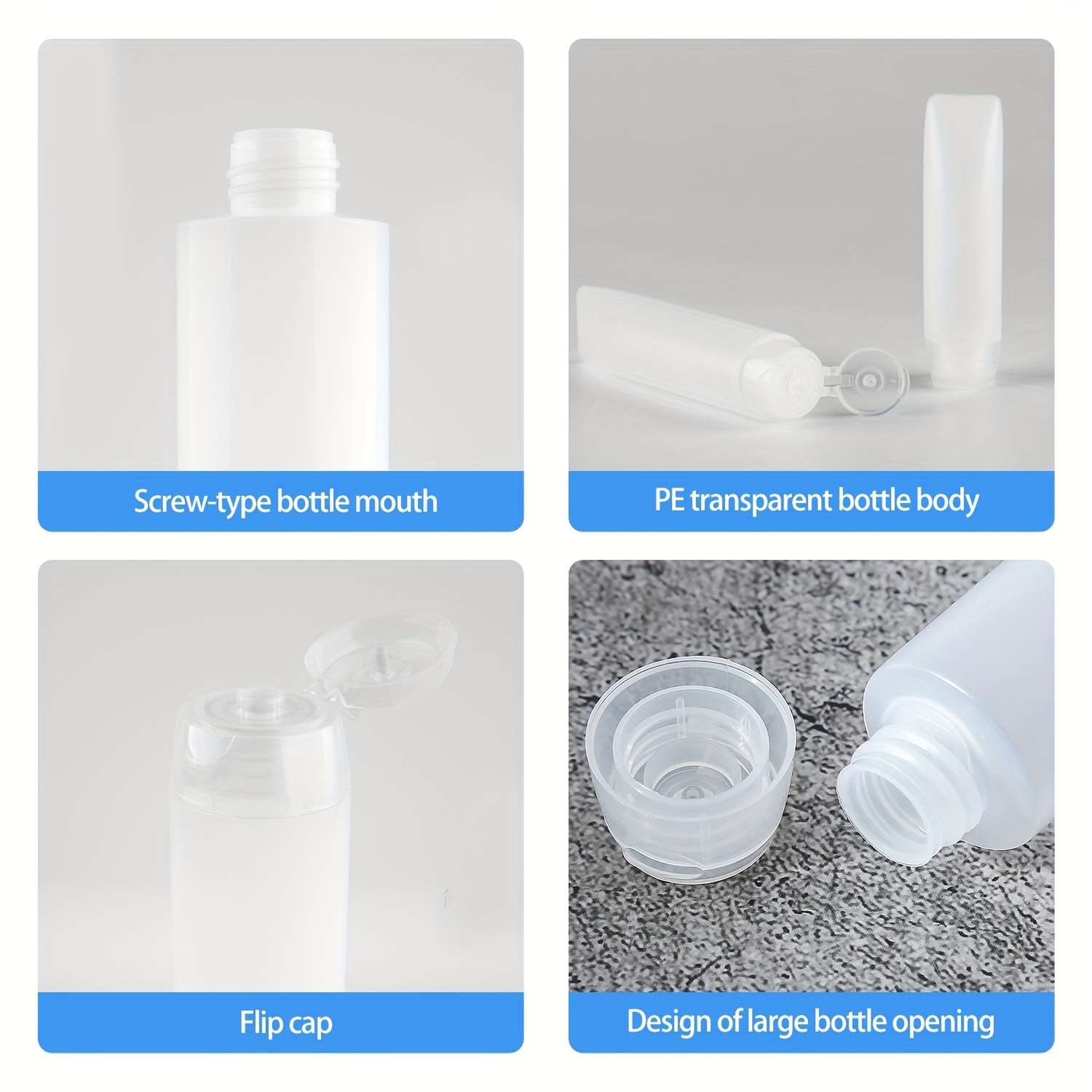 10 Buah 30/50Ml Botol Tabung P - Condiment Squeeze Bottle ulasan dan harga